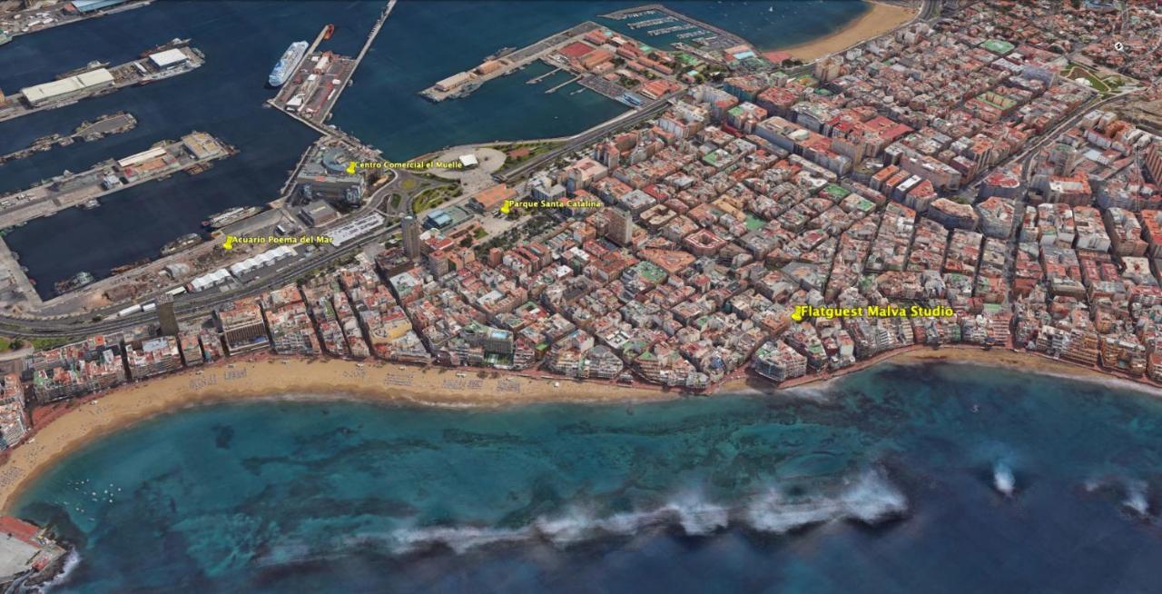 Flatguest Malva Studio Las Palmas de Gran Canaria Luaran gambar